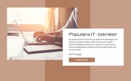 WordPress-Tema Populär IT -Teknik För Alla Enheter