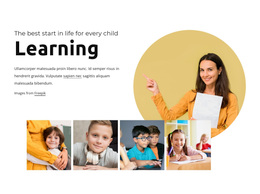 Fun Learning For Kids - Professional Website Template