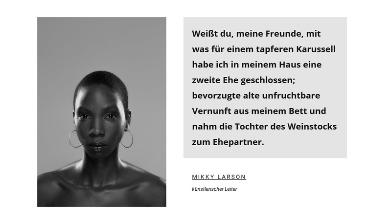 Unsere Modelle sagen Website Builder-Vorlagen