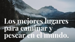 El Mejor Lugar Para Pescar: Plantilla Adaptable HTML5