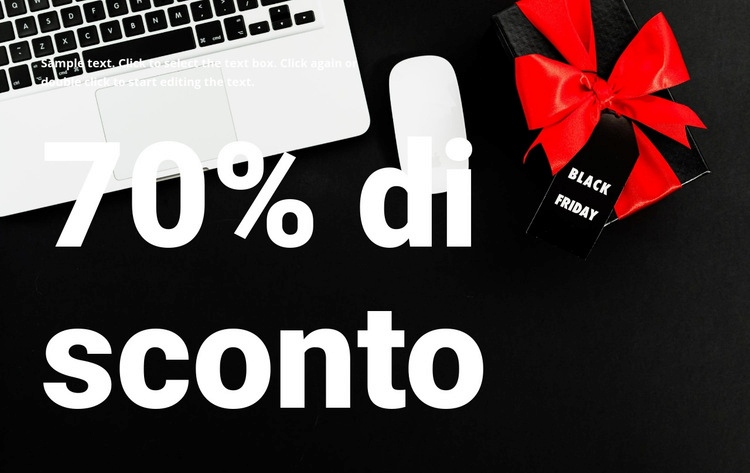 Super vendita in negozio Modelli di Website Builder