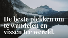 Beste Plek Om Te Vissen - Beste HTML-Sjabloon