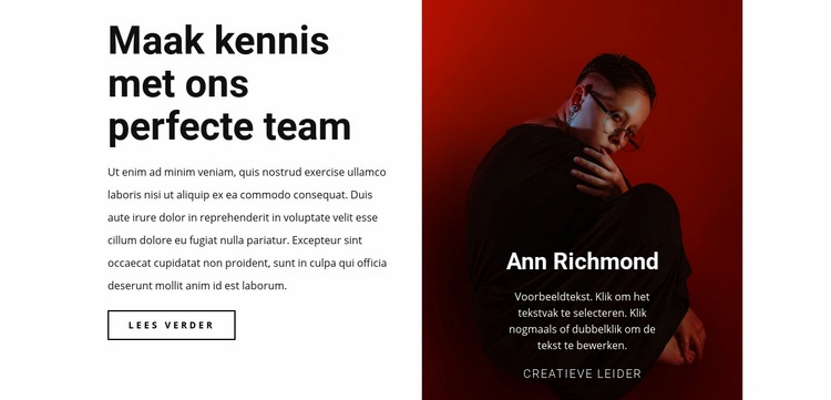 Creatieve mens in team WordPress-thema