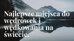 Najlepsze Miejsce Do Wędkowania - Website Creator HTML