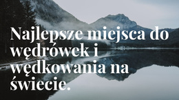 Darmowy Motyw WordPress Dla Najlepsze Miejsce Do Wędkowania