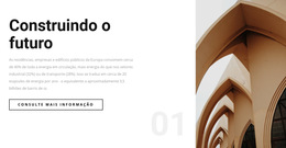Crie Um Edifício Personalizado - Tema Do Site Pronto