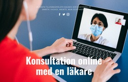 Konsultation Online Med Läkare Wordpress -Teman