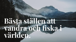 Bästa Stället För Fiske - Bästa HTML-Mallen