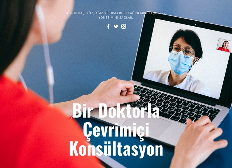 Doktorla çevrimiçi danışma Açılış sayfası