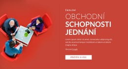 Schopnost Obchodního Jednání – Bezplatná Šablona Webových Stránek