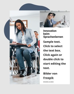 Innovationen Beim Sprachenlernen CSS-Rastervorlage