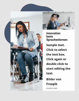 Innovationen Beim Sprachenlernen – Joomla-Template 2025