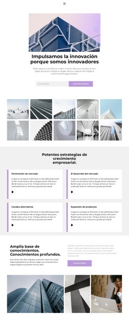 Nuestra Fortaleza En Los Negocios - HTML Web Page Builder