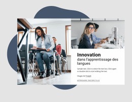 Superbe Conception Web Pour Innovations Dans L'Apprentissage Des Langues