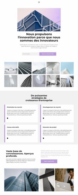 Notre Force En Affaires - HTML Web Page Builder