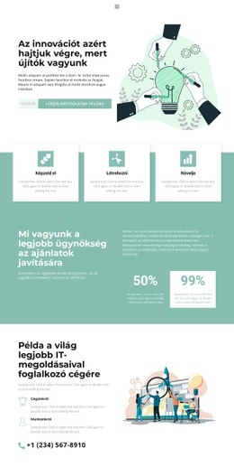 Innovatív Módszerek – E-Kereskedelmi Sablon
