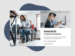 Újítások A Nyelvtanulásban - Ingyenes Sablon