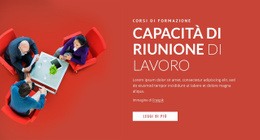 Abilità Nelle Riunioni Di Lavoro - HTML Ide