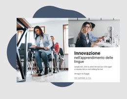 Innovazioni Nell'Apprendimento Delle Lingue Modello Di Griglia CSS