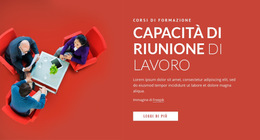 Layout Multiplo Integrato Per Abilità Nelle Riunioni Di Lavoro