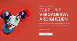 Vaardigheden Voor Zakelijke Bijeenkomsten - HTML Ide