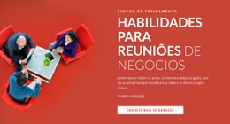 Habilidades Para Reuniões De Negócios