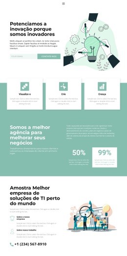 Métodos Inovadores - Modelo De Site Pessoal