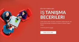 İş Toplantısı Becerileri - Açılış Sayfası Ilhamı