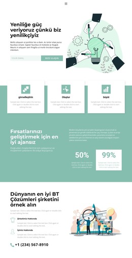 Yenilikçi Yöntemler - E-Ticaret Şablonu