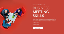 Built-In Multiple Layout For Business Meeting Skills