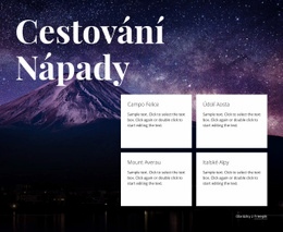 Cestovní Nápady – Konečný Motiv WordPress