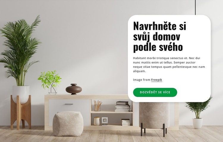 Navrhněte si svůj domov Téma WordPress