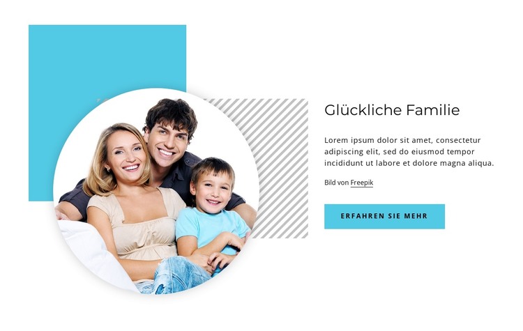 Deine Familie HTML-Vorlage
