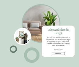 Lebensveränderndes Design – Website-Vorlage Herunterladen