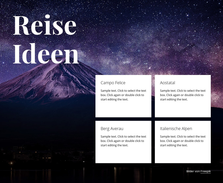 Reiseideen WordPress-Theme