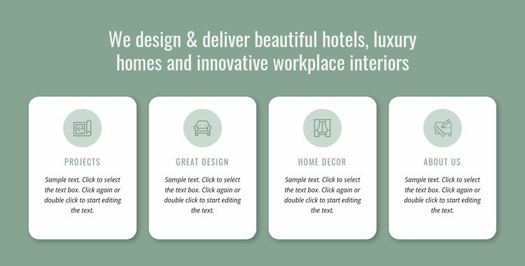 We design hotels Elementor Template Alternative