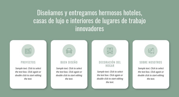 Diseñamos hoteles Plantillas de creación de sitios web