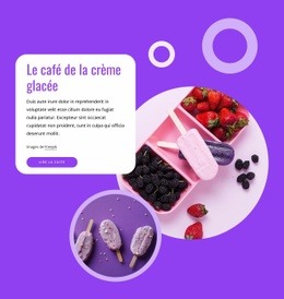 Yogourt Glacé Sans Gras - HTML Template Builder