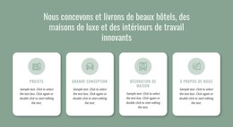 Nous Concevons Des Hôtels – Modèle De Site Web HTML