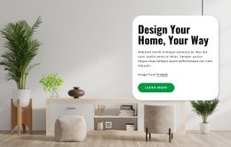 Design Your Home - Homepage Design