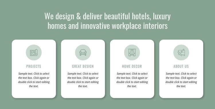 We design hotels Homepage Design