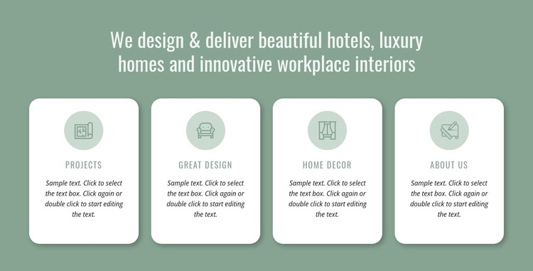 We design hotels HTML5 Template