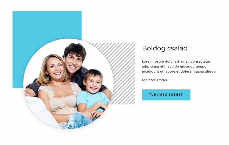 A családod HTML Sablon