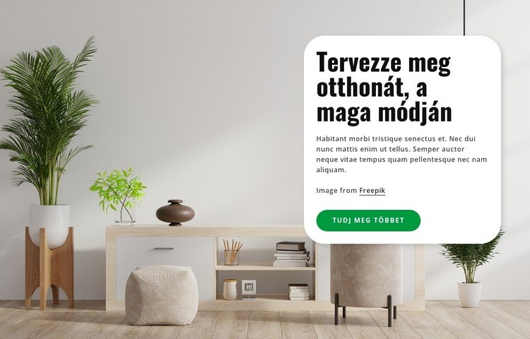 Tervezze meg otthonát Sablon