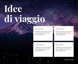 Idee Di Viaggio - Design Moderno Del Sito