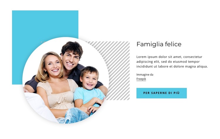 La tua famiglia Modello HTML