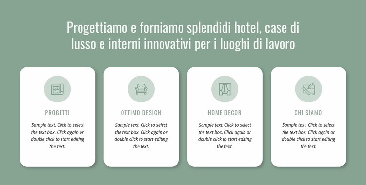 Progettiamo hotel Modello Joomla