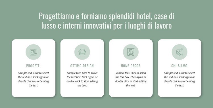 Progettiamo hotel Pagina di destinazione