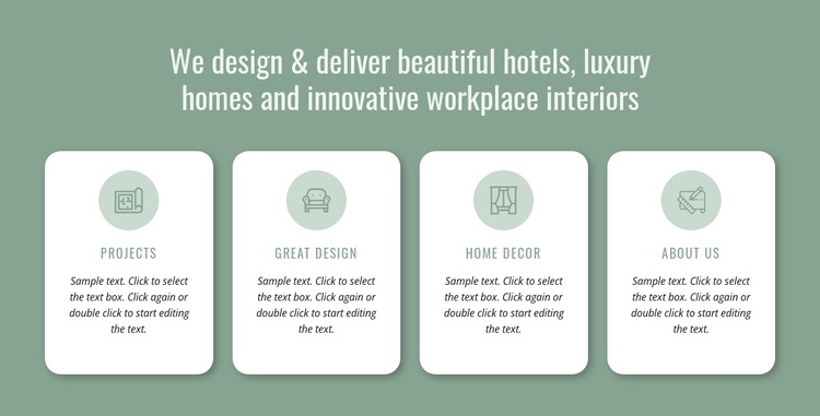We design hotels Joomla Page Builder