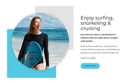 Enjoy Surfing - One Page Design